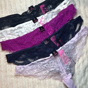 Luxury lace thong NWT